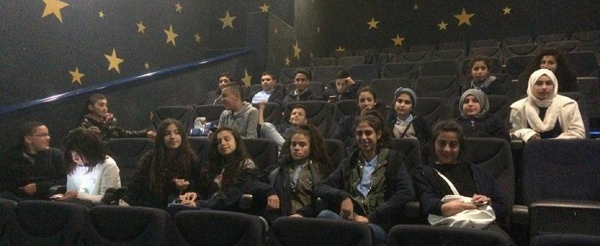 طلاب مدرسة ابن سينا كفر قرع يكتبون عن فيلم 